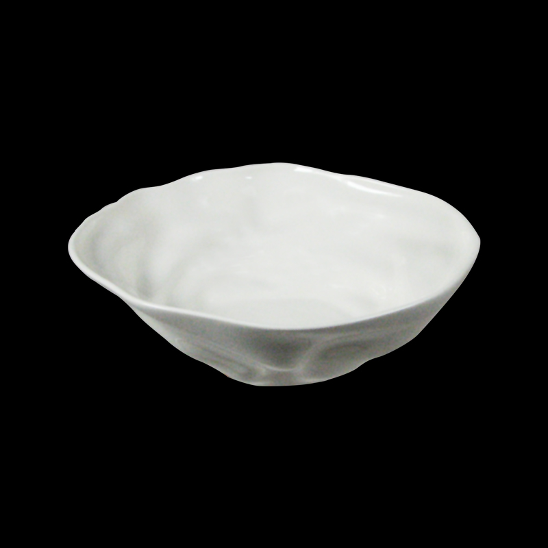 大同磁器 象牙強化 7.5吋岩紋皿 S001(19x19xH6cm