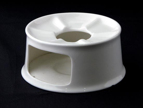 大同磁器 象牙強化 暖壺座 S001(14.2x14.2xH6.5cm)