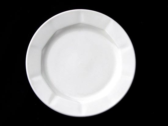 大同磁器 象牙強化 73型8吋皿 S001