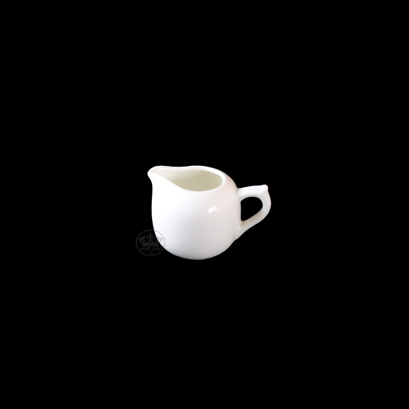 大同磁器 象牙強化 小奶盅 S001(6.8x4.5xH4.7cm/50cc)
