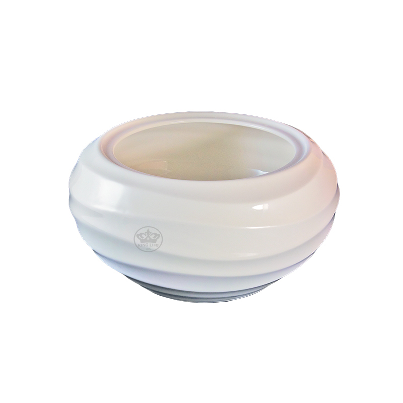大同磁器 象牙強化 波浪斜紋佛跳牆(身) S001(15.7x15.7xH12.5cm/3200cc)