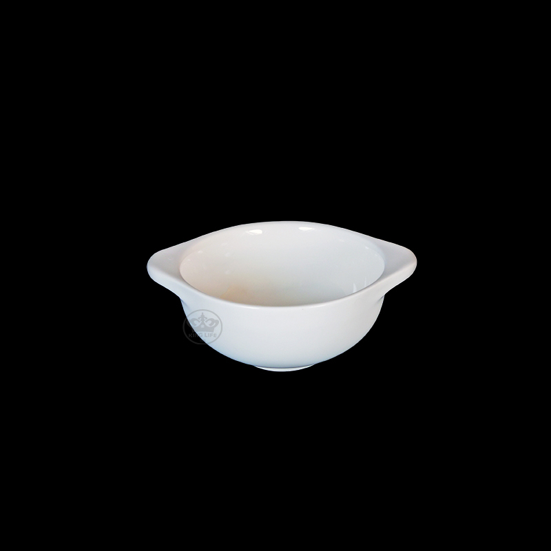 大同磁器 象牙強化 烤白菜碗 S001(13x9.8xH4.9cm)