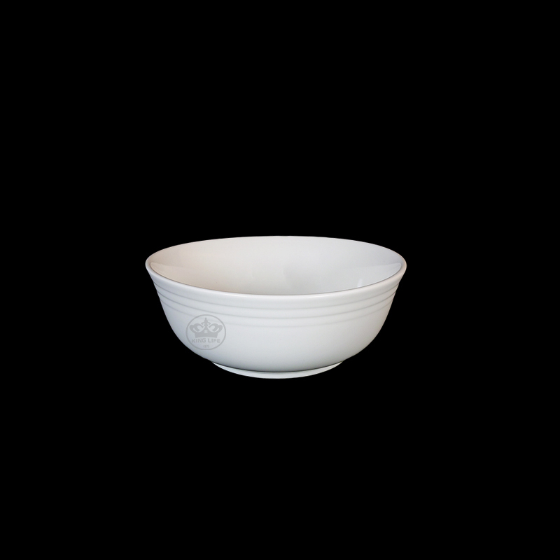 大同磁器 象牙強化 沙拉碗 S001(17x17xH6.2cm)