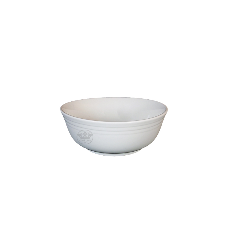 大同磁器 象牙強化 沙拉碗 S001(17x17xH6.2cm)