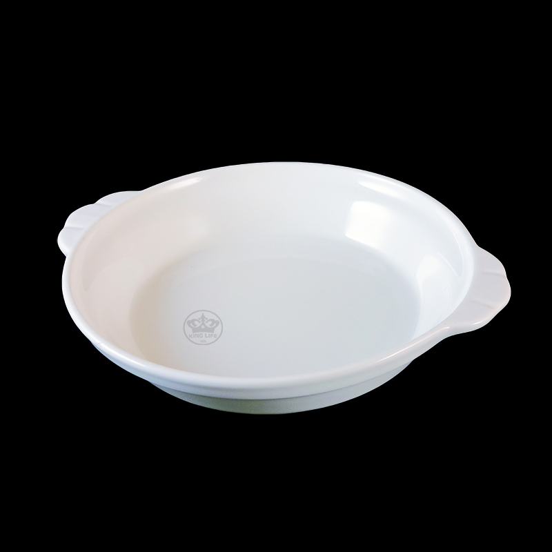 大同磁器 象牙強化 10吋焗烤 S001(29.5x26xH4cm)