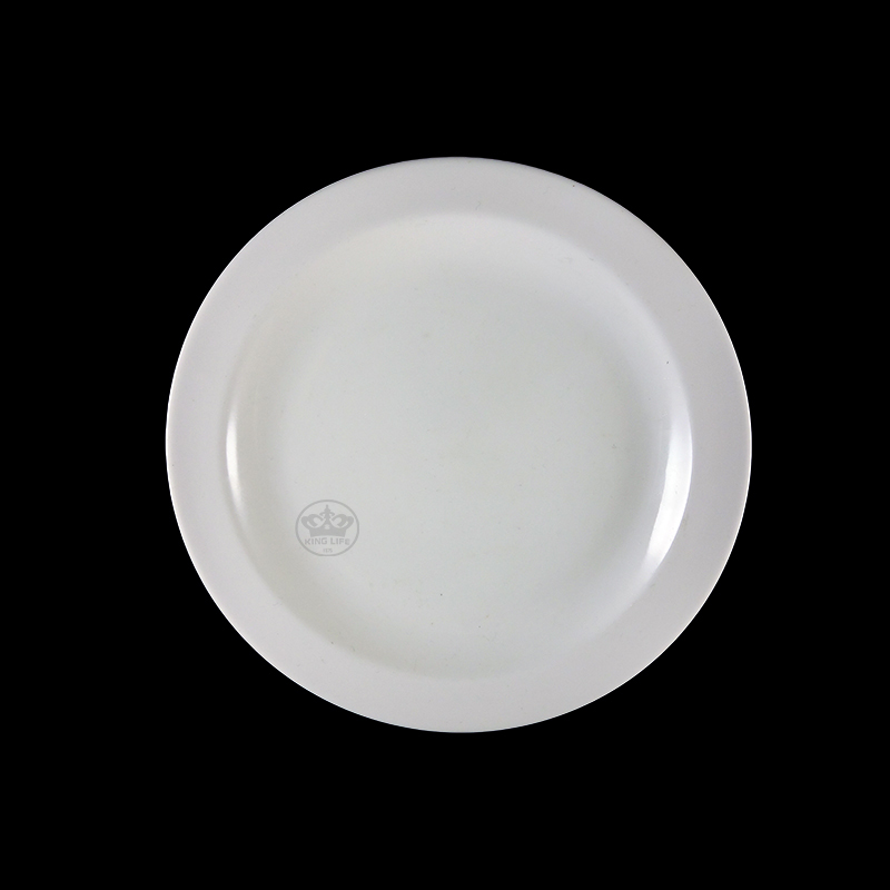 大同磁器 象牙強化 10吋西式皿 S001(24.4x24.4xH2.7cm)