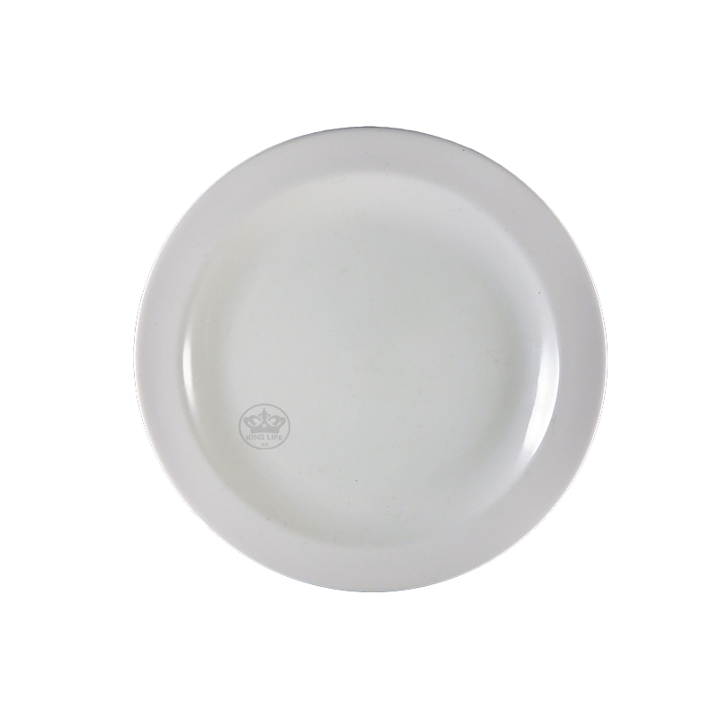 大同磁器 象牙強化 10吋西式皿 S001(24.4x24.4xH2.7cm)