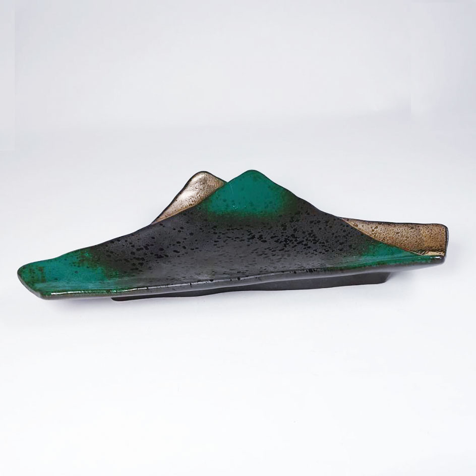 12"綠金展示盤