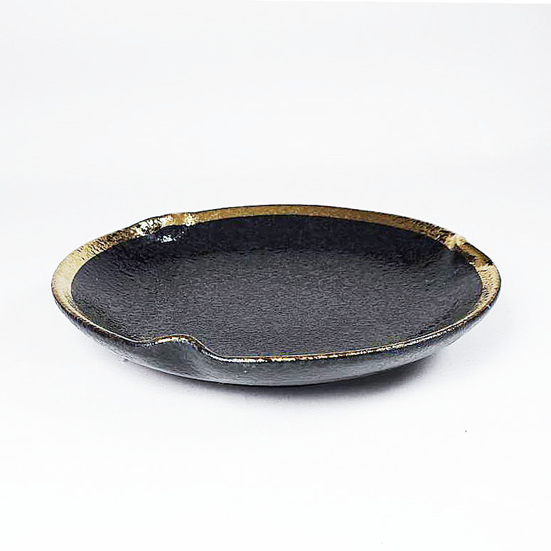焗金邊8"荷口盤
