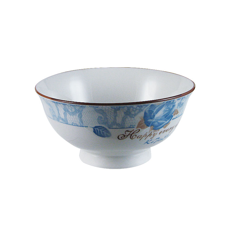 藍玫瑰 6吋反口碗 15.5CM