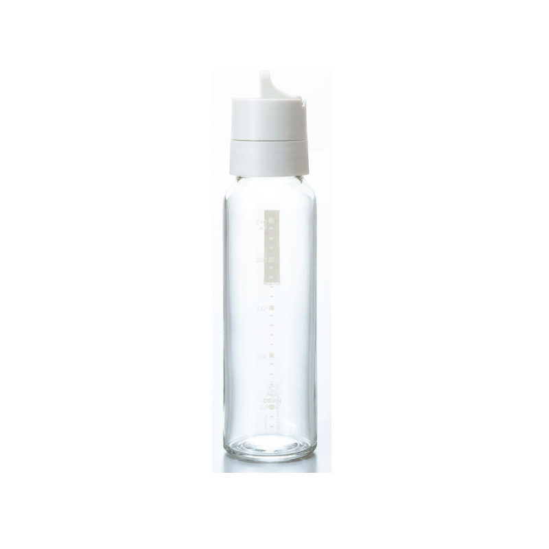 Hario 簡約按壓式調味罐-白-240ml