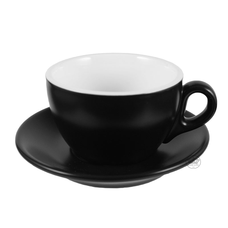 拿鐵咖啡杯(無光黑) 330cc(現金價)