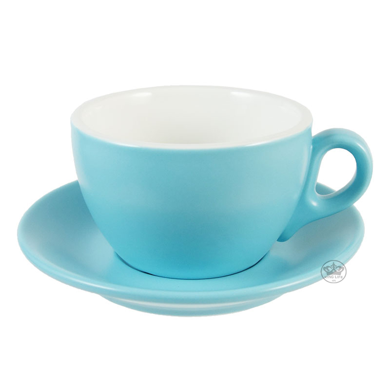 拿鐵咖啡杯(無光淺藍) 330cc(現金價)