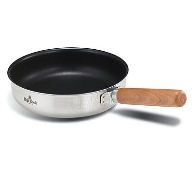 Bell Rock複合金不鏽鋼不沾平底鍋-24cm (BR-24W/coating)