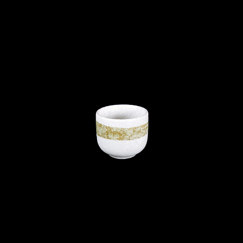 雪白綠刷毛 清酒杯