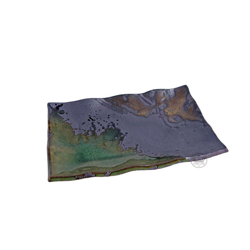 伊賀金彩燒物皿22.5cm