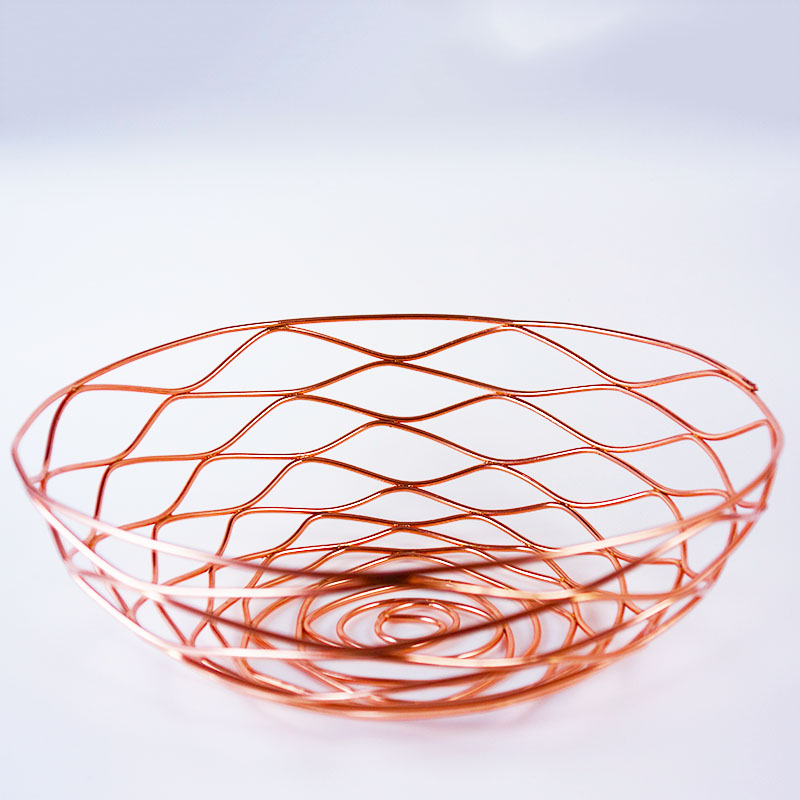 不鏽鋼麵包籃/中號/金色210*70mm