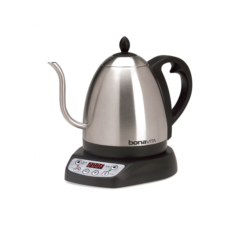 BONAVITA  細長嘴智能控溫不銹鋼電水壺 1.0L