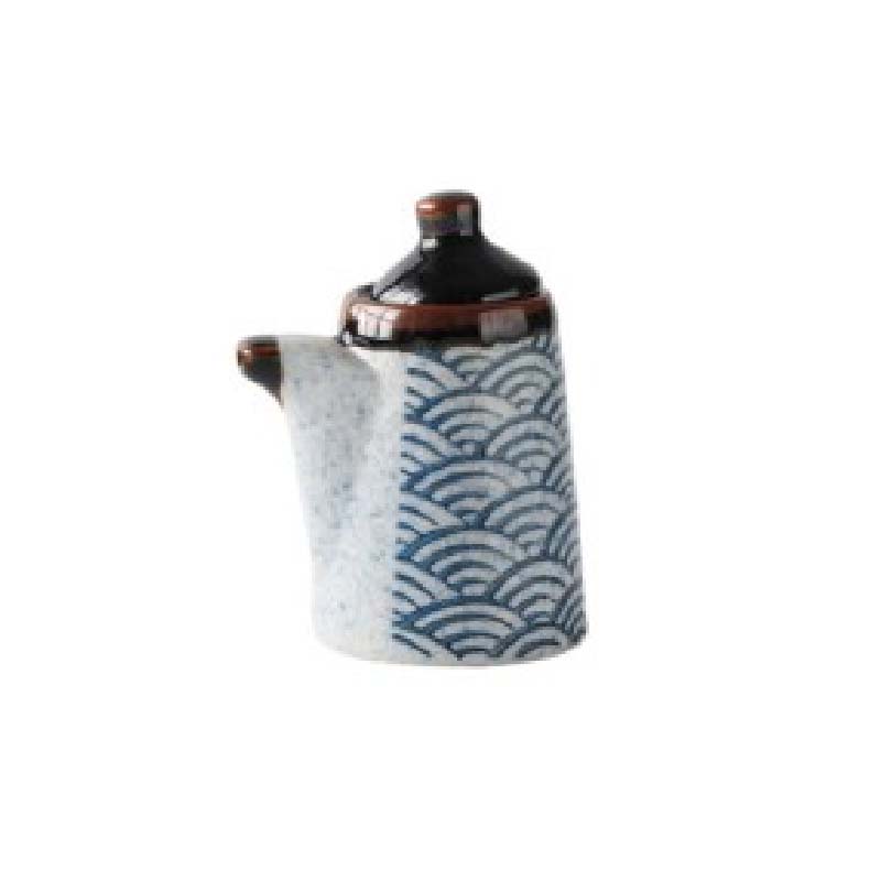 清海波羅紋油醋瓶 6*H9cm 120ml
