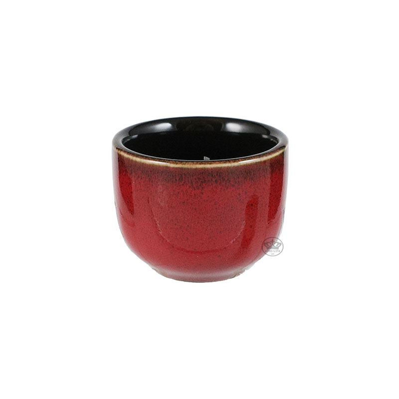 窯變釉清酒杯(杏色 棕色 紅色)