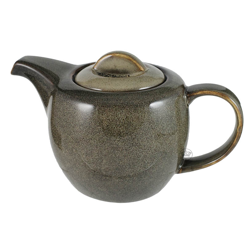 窯變釉茶壺 450ml(杏色 棕色 紅色)