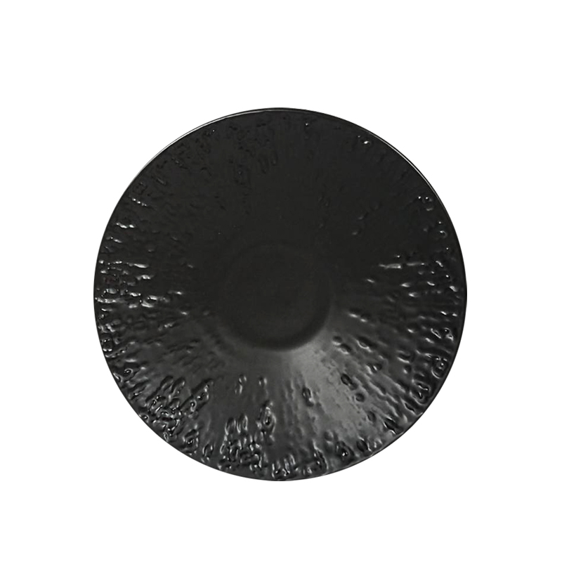 12"石紋堅盤-黑