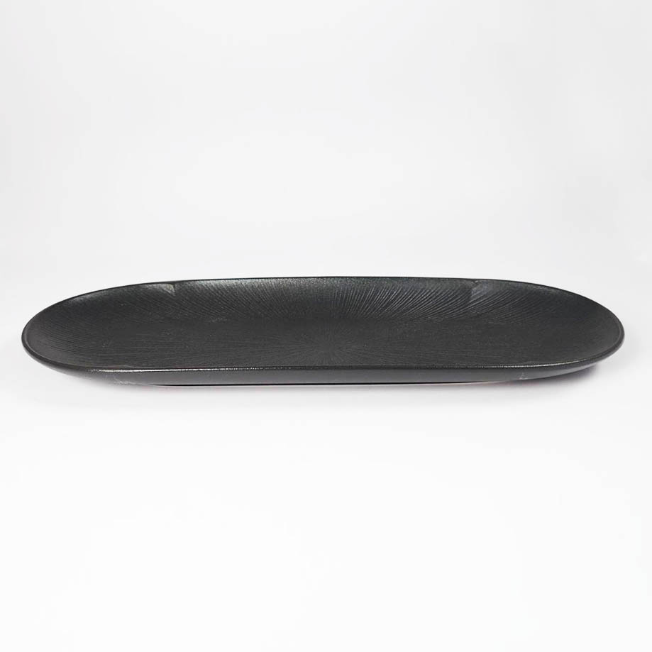 14"長條碟-黑 35.8*13.8*2.8cm