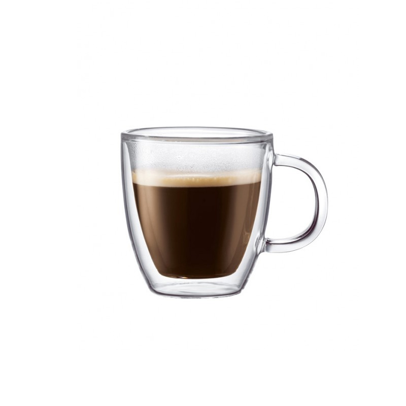 BISTRO附把雙層玻璃杯150CC-2入(德國製)(停售)