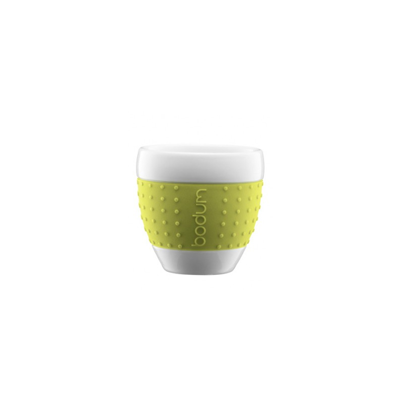 PAVINA瓷杯80CC-綠色2入