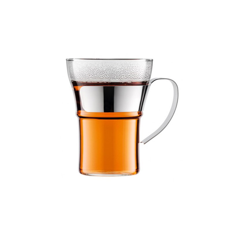 ASSAM雙層附把玻璃杯350CC-2入(葡萄牙製)(停售)
