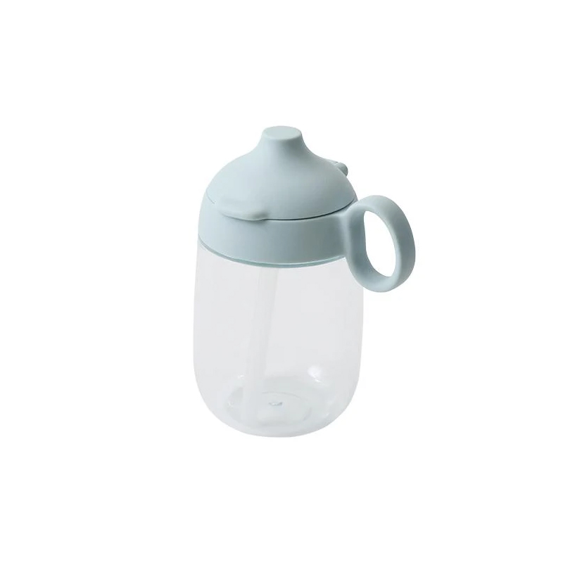 BONBO提把吸管杯260ml-粉灰藍-φ72 x H128 x W96 mm