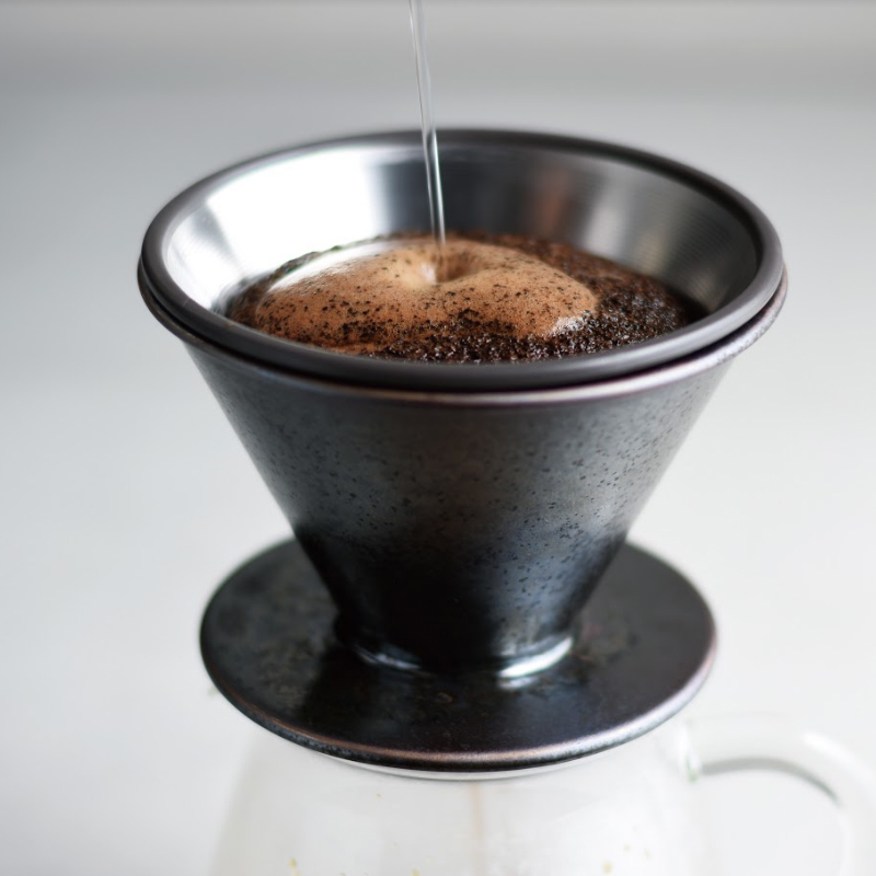 SCS陶瓷濾杯4杯-金屬黑