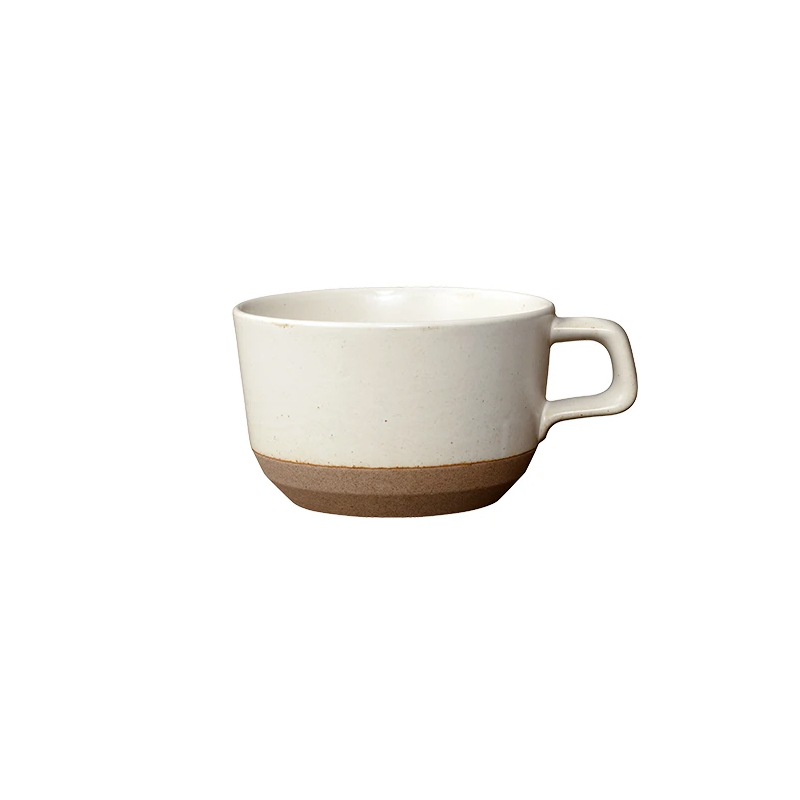 Ceramic LAB 寬口馬克杯 400ml-白(日本製)