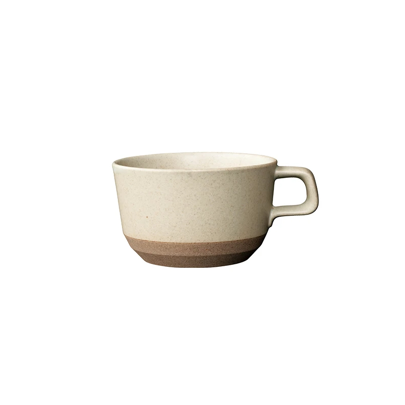 Ceramic LAB 寬口馬克杯 400ml-米(日本製)