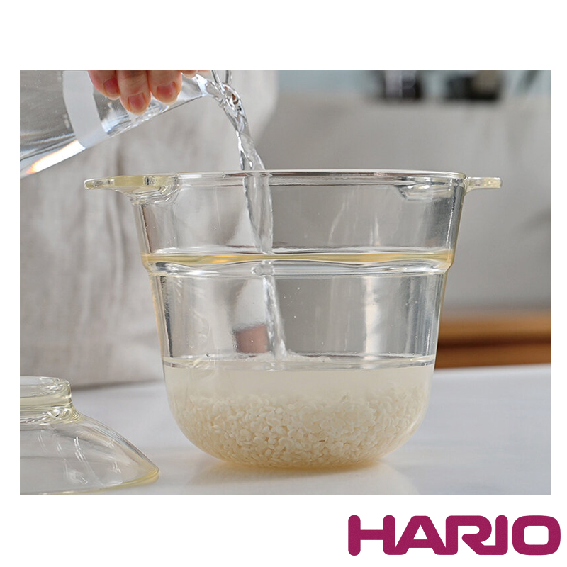 Hario 清透玻璃便利飯釜 (0.5-1合)
