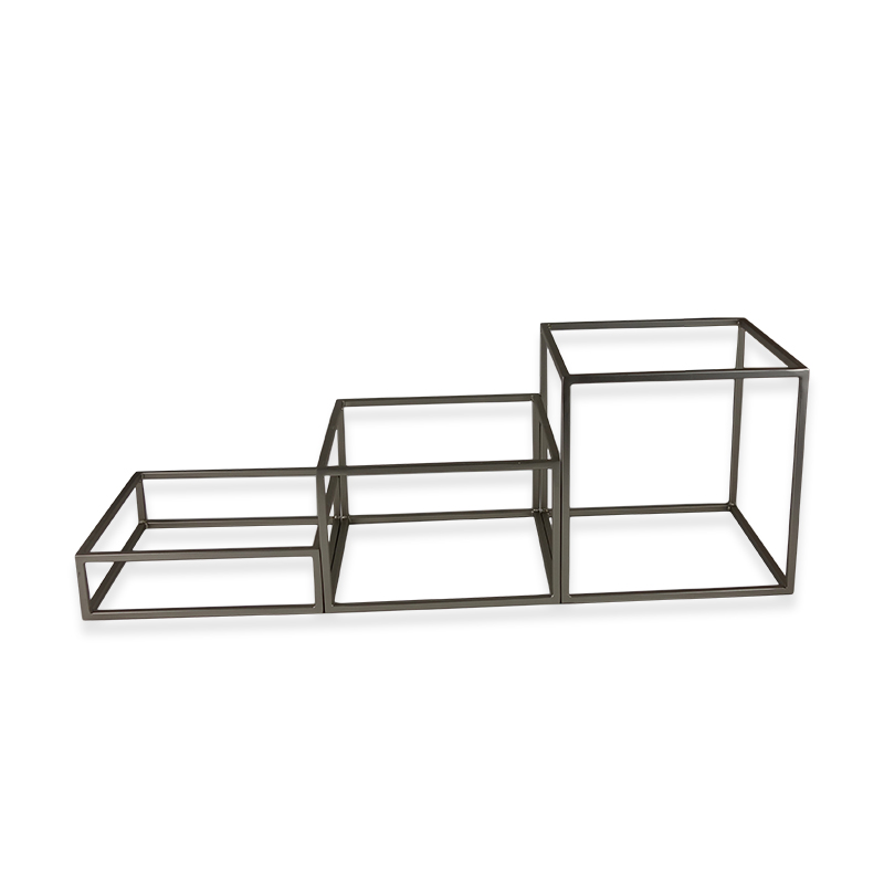 Cube 立方體皿架(黑) 30*30*H20cm
