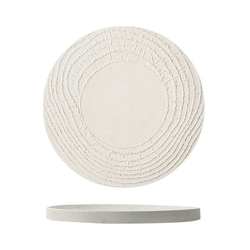 木波汶圓平板盤/白(25.8*H1.7cm)