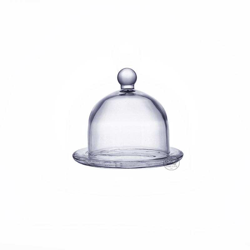 玻璃蛋糕盅(底座+蓋)(小95*H90mm/內徑70mm)