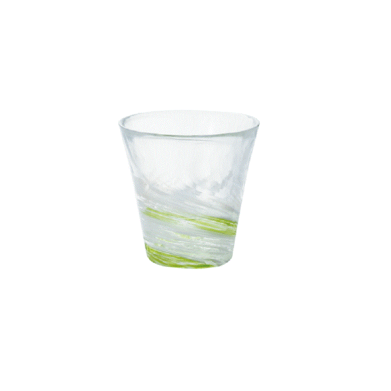 手作綠水渦燒酌杯 260cc