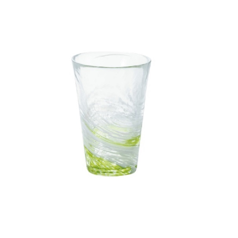 手作綠水渦飲料杯 300cc