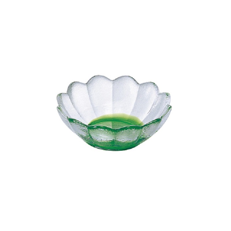 綠色彩潤手作蓮花缽