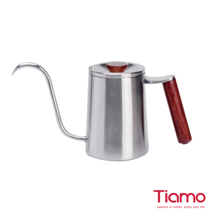 TIAMO 花梨木圓把手細口壺 600ml