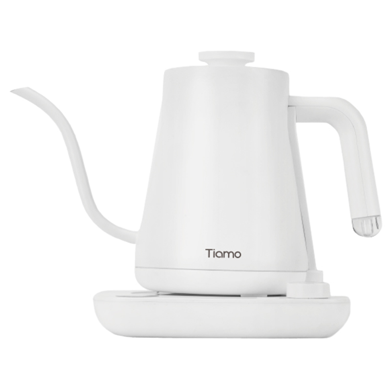 Tiamo KS06T01 電子溫控細口壺 600ml 110V - 天使白