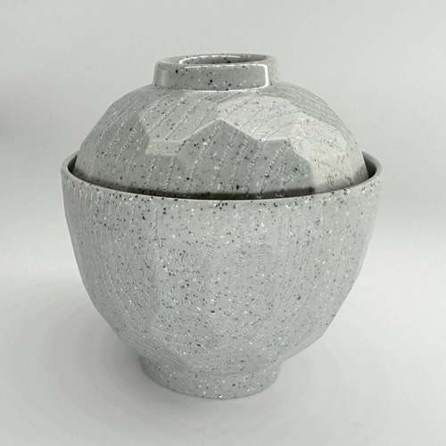 沙礫 陶面龜紋味r噌碗/身 96*70mm