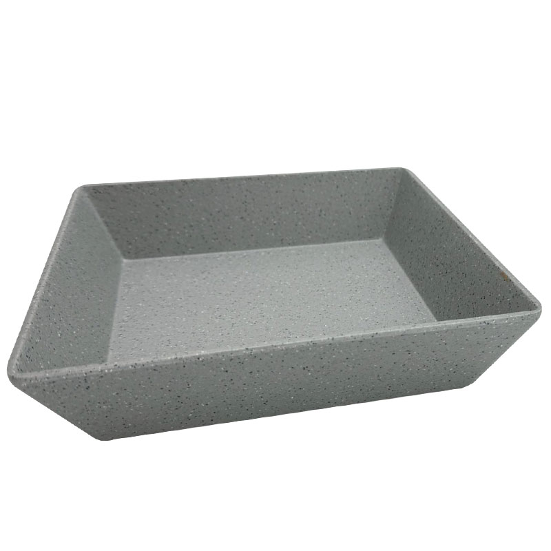 沙礫 陶面四方盒 223*52mm