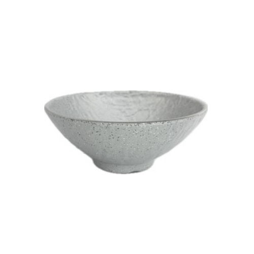 沙礫 8"陶面石紋圓碗 198*72mm