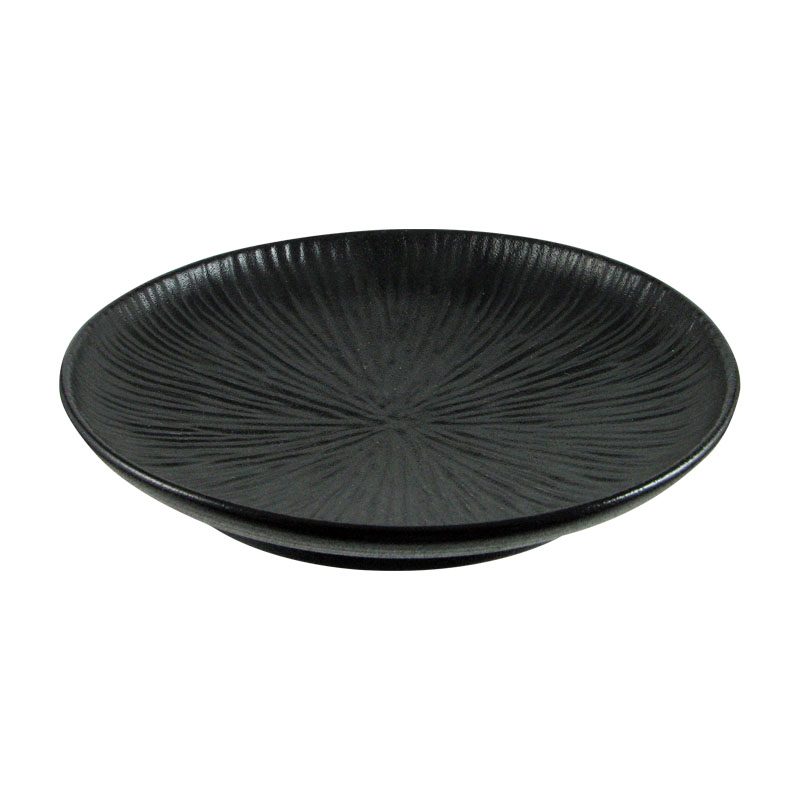 泡泡釉黑鋦瓷櫻花之戀 10吋湯盤(淺) 258mm