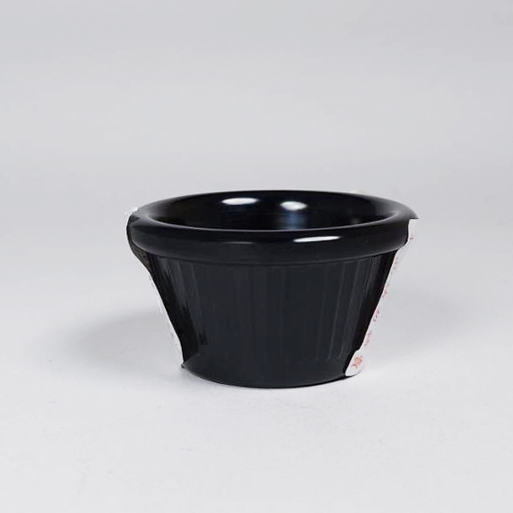 2.8"線條沾醬杯 黑 70*40mm