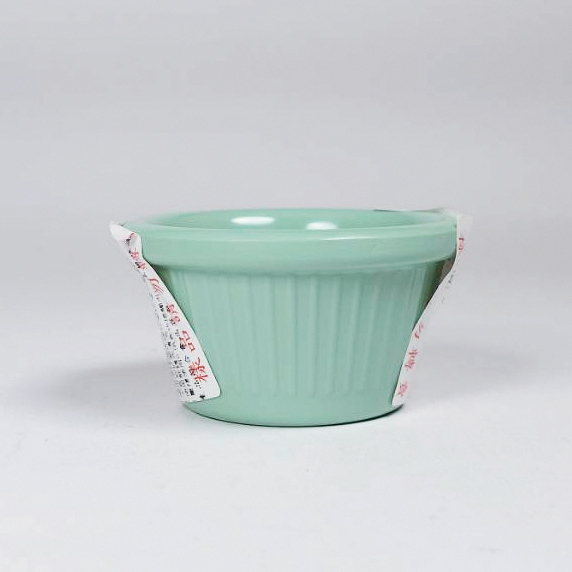 3.3"線條沾醬杯 海棠綠 85*45mm