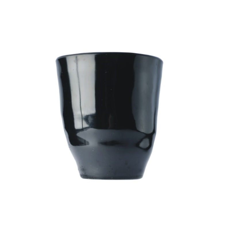 日式螺旋杯 黑 8*9.2cm